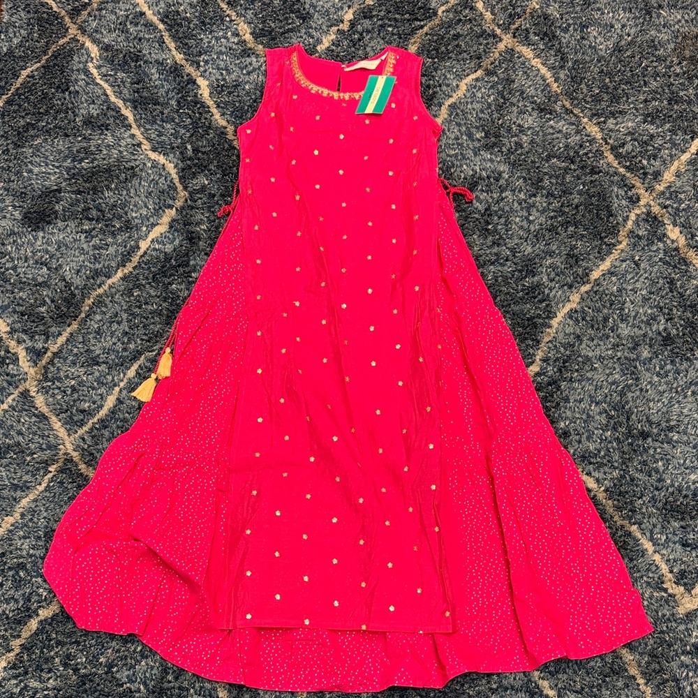 New pantaloons Elegant Fuchsia Kids Dress